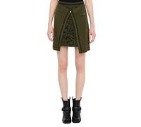 Liu Jo gonna corta con trama animalier verde