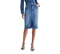 Liu Jo Gonna Midi in Denim Jewel Luxury UA4197D4448 Blu Scuro Blu