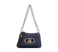 Liu Jo Icon S Borsa a spalla blu, cotone, donna