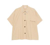 Liu Jo, ,Jackets ,Donna ,Beige ,ONE SIZE Cape with embellished collar