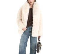 Liu Jo, ,Jackets ,Donna ,Beige ,S Cappotto in Faux Fur