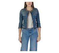 Liu Jo, ,Jackets ,Donna ,Blu ,M Giacca Aderente