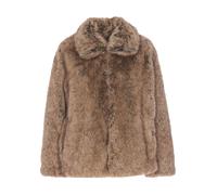 Liu Jo, ,Jackets ,Donna ,Marrone ,XS Giacca in Pelliccia Sintetica