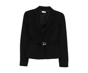 Liu Jo, ,Jackets ,Donna ,Nero ,S Giacca con cintura logata