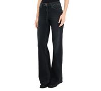 Liu Jo jeans a palazzo vita alta con cintina lavaggio nero 28