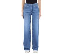 Liu Jo Jeans a Zampa in Cotone Stretch con Ampia Gamba Svasata TA5305 (IT, Numero, 29, Regular, Regular, Denim Blu)