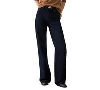 Liu Jo jeans flare donna vita alta con cintina lavaggio blu scuro