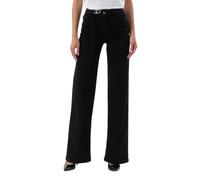 Liu Jo jeans flare donna vita alta con cintina lavaggio nero