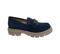 Liu Jo Jeans Mocassino Donna Liu Jo Cow Suede Blu Miranda 718 Mocassini Donna Pelle Scamosciata Blu Navy Blu Tacco Altezza 4.5 CM (Blu, Sistema Taglie Calzature EU, Adulto, Donna, Numero, Media, 38)