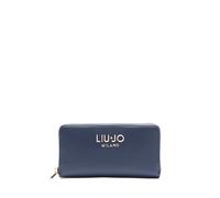 Liu Jo Jeans Portafoglio Caliwen con zip e logo centrale Blu Blu Dress Blue 94024