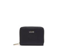 Liu Jo JEANS Portafoglio Ecs M Zip Around, Nero, AF6156 E1019