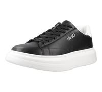Liu Jo Jeans Scarpa Uomo Liu-Jo Sneakers Big 01 in Pelle Nero/Bianco US24LJ02 7B4027PX47400054 44