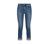 Liu Jo Jeans Donna Monroe Slim con risvolto gioiello lavaggio blu 29