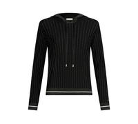 Liu Jo, ,Knitwear ,Donna ,Nero ,S Maglia con Cappuccio in Lurex