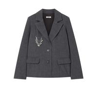 Liu Jo - LIU JO Giacca CON Spilla Gioiello Art. Gf6052T2627 - - Jackets - Donna - Grigio - XS