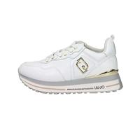 Liu Jo Sneakers Donna LJ Maxi Wonder 01 Pelle Bianca con Platform Taglia 39