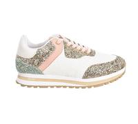 Sneakers Liu Jo Bronze/White Glitter Multicolor Wonder 501 Scarpe Donna Tacco 3,5 cm (Bianco, Numeric_39)