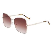 Liu Jo Lj142s Occhiali Da Sole Donna Oro Farfalla Marrone 56mm