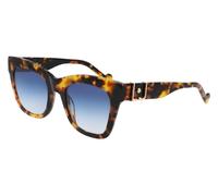 Liu Jo Lj746s Occhiali Da Sole Donna Avana Geometrico Blu 50mm