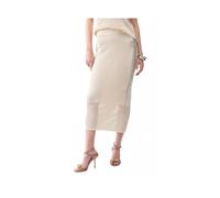 Liu Jo - Long Mesh Knit Skirt - - Skirts - Donna - Beige - M