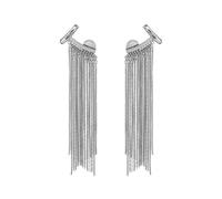 Liu jo Long steel Orecchini with chains LJ2783