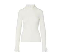 Liu Jo - Maglia Chiusa M/L Rouches Tess - - Knitwear - Donna - Bianco - L