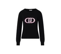 Liu Jo maglia donna con logo gioiello nero