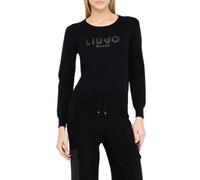 Liu Jo maglia donna con logo gioiello nero XL