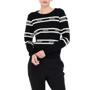 Liu Jo maglia donna con logo jacquard nero S