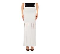 Liu Jo - Maglia Longuet Frange - - Skirts - Donna - Bianco - S