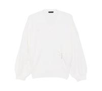 Liu Jo - Maglia Scollo a V - - Knitwear - Donna - Bianco - XS