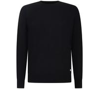 LIU JO - Maglione nero con mini logo per uomo