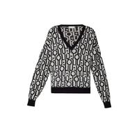 Liu Jo Maglione Scollo A V WF4436MA30P Bianco