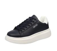 Liu Jo Jeans Scarpa Uomo Liu-Jo Sneakers Big 01 in Pelle Blu Navy/Bianco US24LJ05 7B4027PX474S3342 43