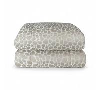 Liu Jo Milano Trapunta Matrimoniale Invernale Art. Dalmata 265x270 cm in Raso Jacquard e Cotone, Logo in Punti Luce, Imbottitura 340 g/m², Made in Italy (Tortora)