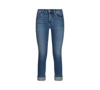 Liu Jo jeans Monroe slim con risvolto gioiello lavaggio blu