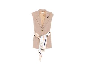 Liu Jo - Navetta Gilet - - Jackets - Donna - Beige - M
