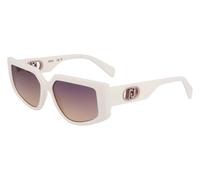 Liu Jo Donna LJ801S 102 Occhiali da sole Bio-iniettato Bianco Squadrata Normale
