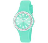 Liu Jo Friendly TLJ1940 Orologio da donna in gomma acquamarina con numeri arabi
