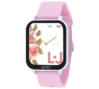 Orologio Smartwatch VOICE ENERGY SILVER PINK Liu Jo Donna Silicone, Alluminio