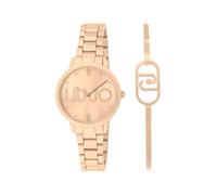 Liu Jo - Orologio Elegante da donna al quarzo in acciaio - Modello Couple Essence TLJ2519 - Orologio con cristalli nel quadrante e bracciale in acciaio omaggio
