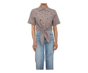 Liu Jo - P9588 Shirt - - Blouses & Shirts - Donna - Marrone - XL