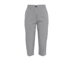 Liu Jo - Pantaloni capri blu a quadri look elegante - - Trousers - Donna - Blu - S