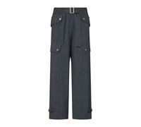 Liu Jo - Pantaloni Cargo in Flanella - - Trousers - Donna - Grigio - S