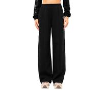Liu Jo pantaloni donna wide leg con logo gioiello nero