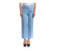 Liu Jo - Pantaloni Eleganti con Bottoni - - Trousers - Donna - Blu - L