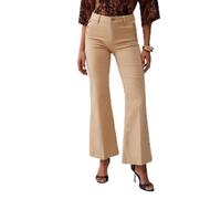 Liu Jo Pantaloni Flare con Bottoni Logati - Beige B.Up Flare Jewel H.W. - 26
