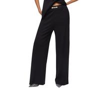 Liu Jo pantaloni palazzo in jersey punto Milano nero