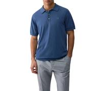 Liu Jo polo in maglia uomo manica corta blu avio