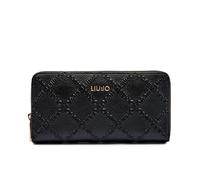 LIU JO Portafoglio lungo con chiusura zip. Possiede vari scomparti per banconote, tessere e monete. 19 x 2 x 10 cm 22222 NERO